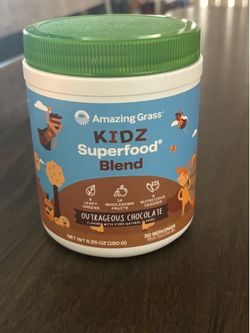 Amazing Grass  Kidz Superfood - Children’s Chocolate & Greens Blend Drink Mix