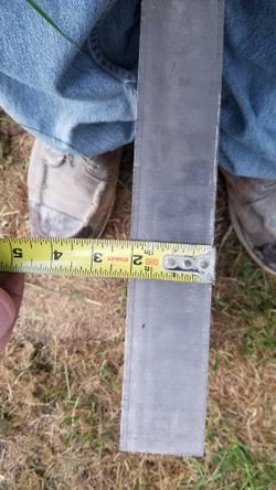 2" Titanium plate 
