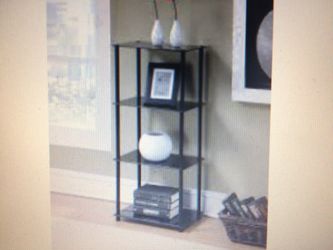 Convenience Concepts 4 Tier Tower Black