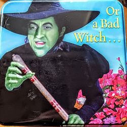 Wizard Of Oz Metal Lunch Box And Wicked Witch Doll