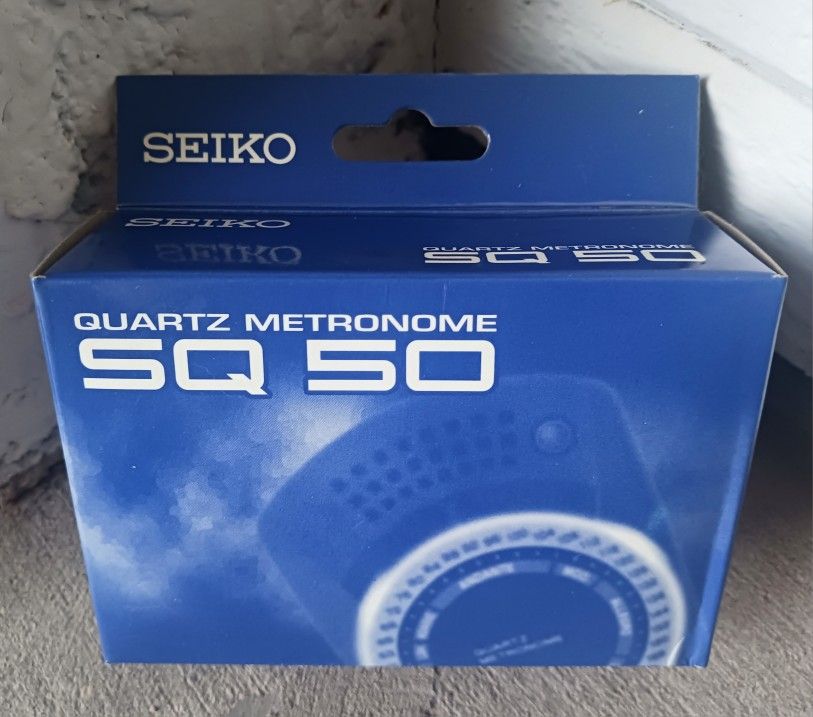 Seiko Quartz METRONOME SQ 50 (NEW-Never Used)   Still in Original Box