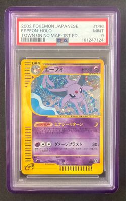Espeon Town on no map 1st edition PSA 9