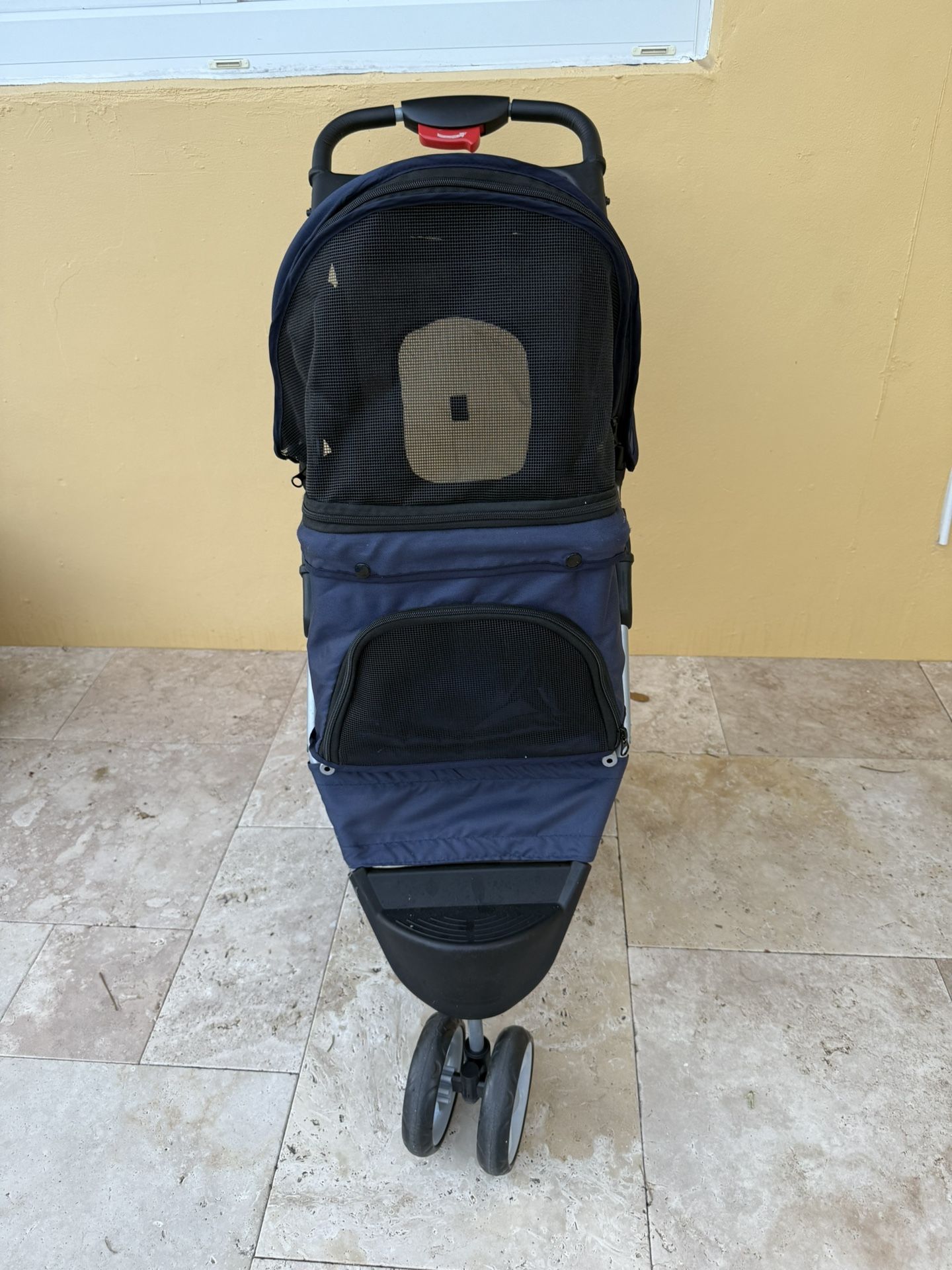Dog Stroller Dark Blue