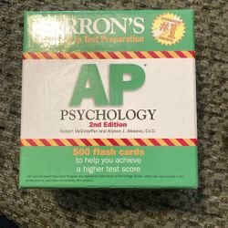 Barron’s AP psychology, flashcards