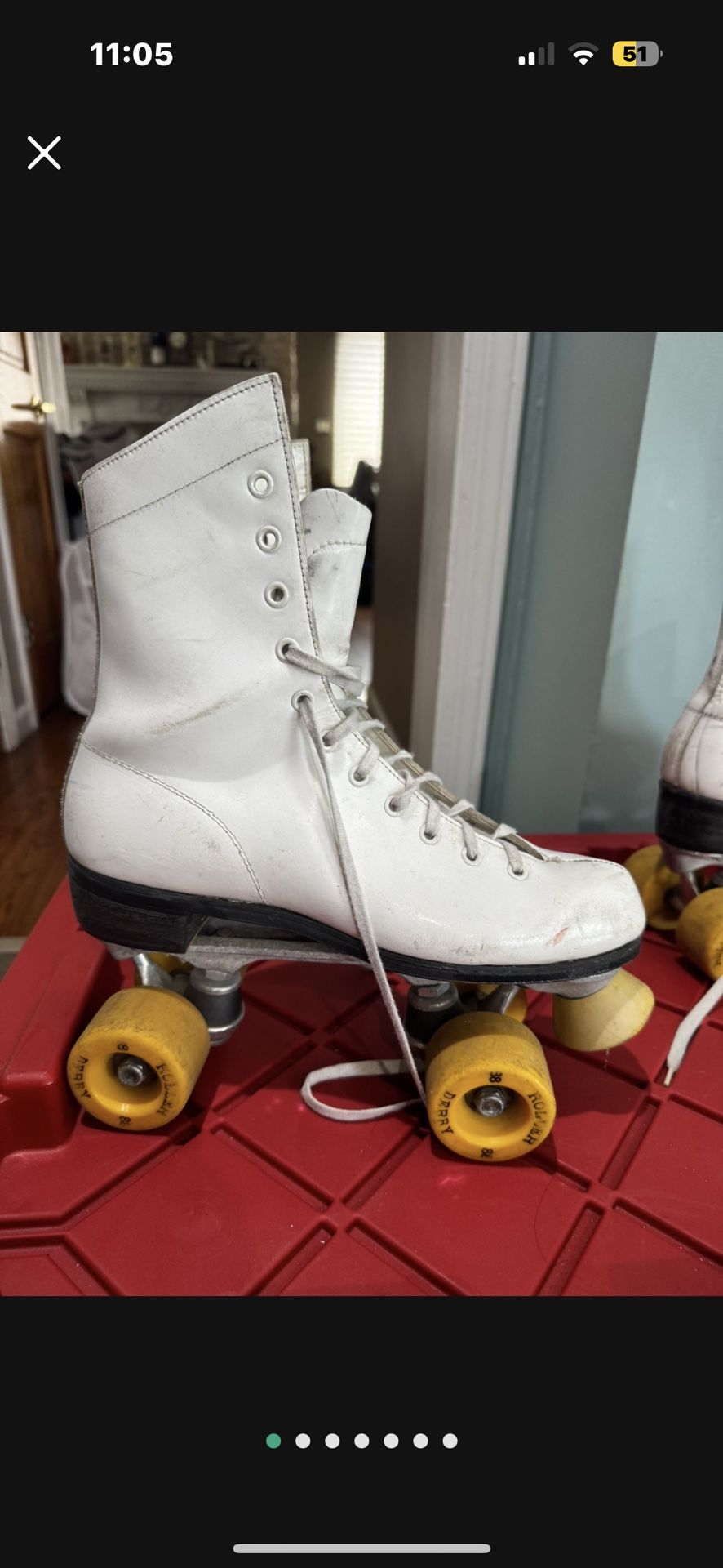 Vintage Roller Star Roller Derby Skates Size 10