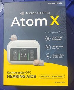 🔥🔥🔥STILL IN BOX🔥🔥🔥Audien Hearing Atom X OTC Hearing Aids🔥🔥🔥