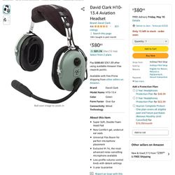 David Clark H10-13.4 Aviation Headsets