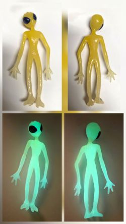 Rare 90s glow in dark gid variant ancient alien shadowbow collectibles