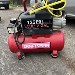 Craftsman 3-gallon portable air compressor