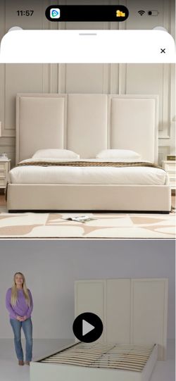 King size bed frame