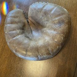 Vintage Ralston And Hemsley Leather Buckle Back Catchers Mitt