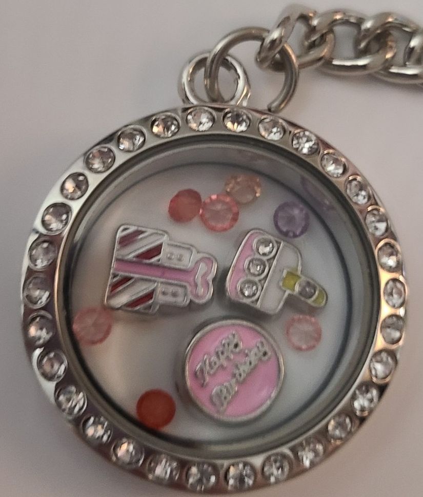 Happy Birthday Floating Charm Locket