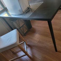 Ikea Adjustable Height Table With Stool 