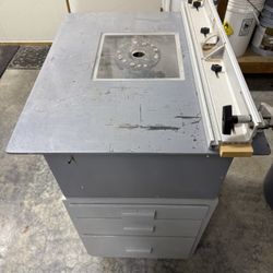 Rolling Router Table With Storage Cabinet 