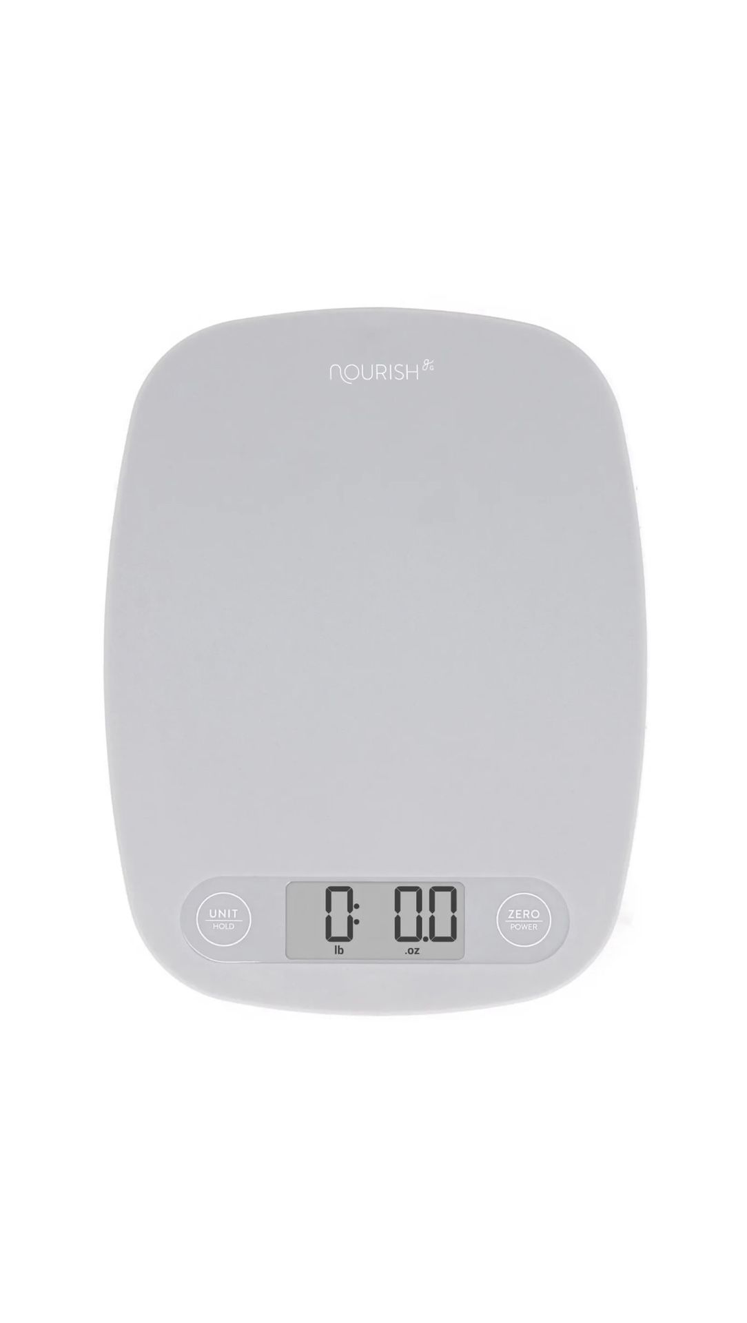 Digital Kitchen Food Scale Grams Ounces LBS Gray