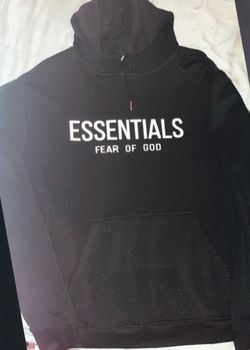 Black Essential Hoodie