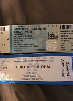 CHIEF KEEF AND RICH THE KID TICKETS FOR SALE