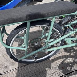 Bike W Extended Cargo Bench Or Seat