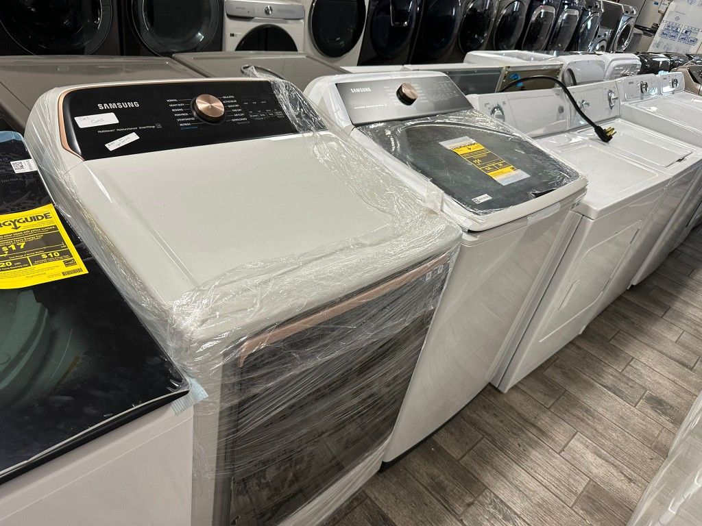 Samsung washer and dryer set gas dryer new with warranty