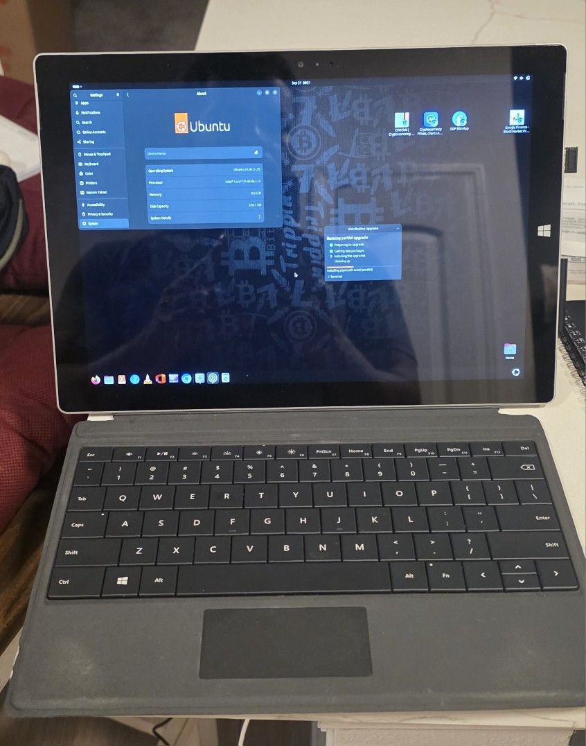 Microsoft surface pro 4i7, 8gb Ram, 256gb SSD