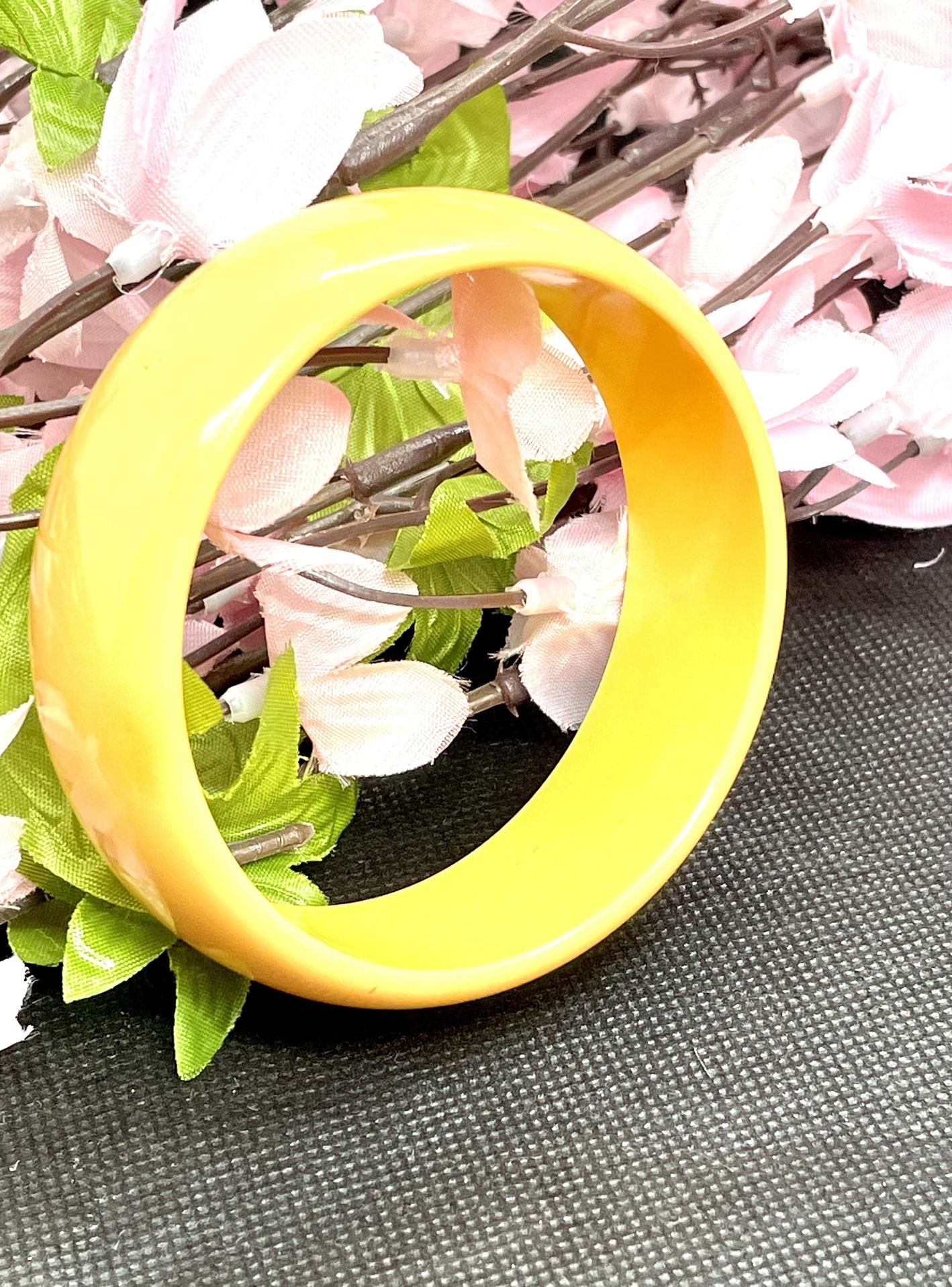Vintage Butterscotch Bakelite Bangle