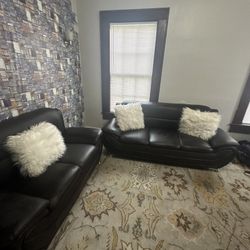 Leather Sofa And Loveseat