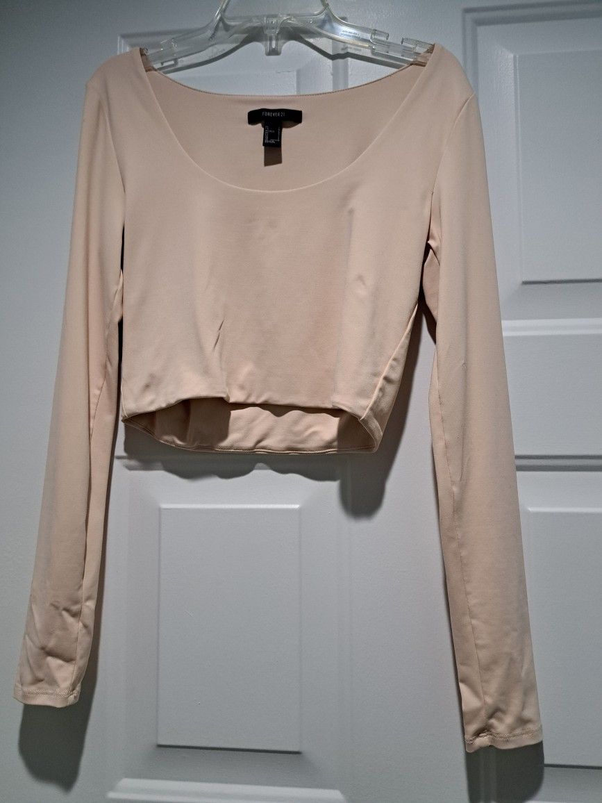 Forever 21, Beige-pink Crop Top