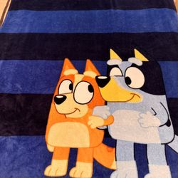 BLUEY PLUSH TWIN SIZE BLANKET