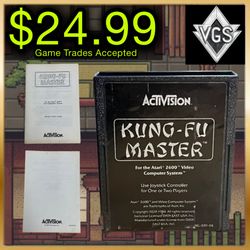 Activision Kung-Fu Master Atari 2600 Game Cartridge Vintage Retro