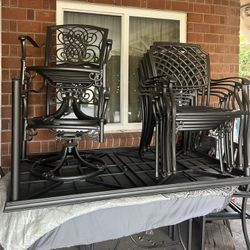 Amazingly Beautiful Nice Hampton Bay Outdoor Patio Furniture Set Seven Pieces