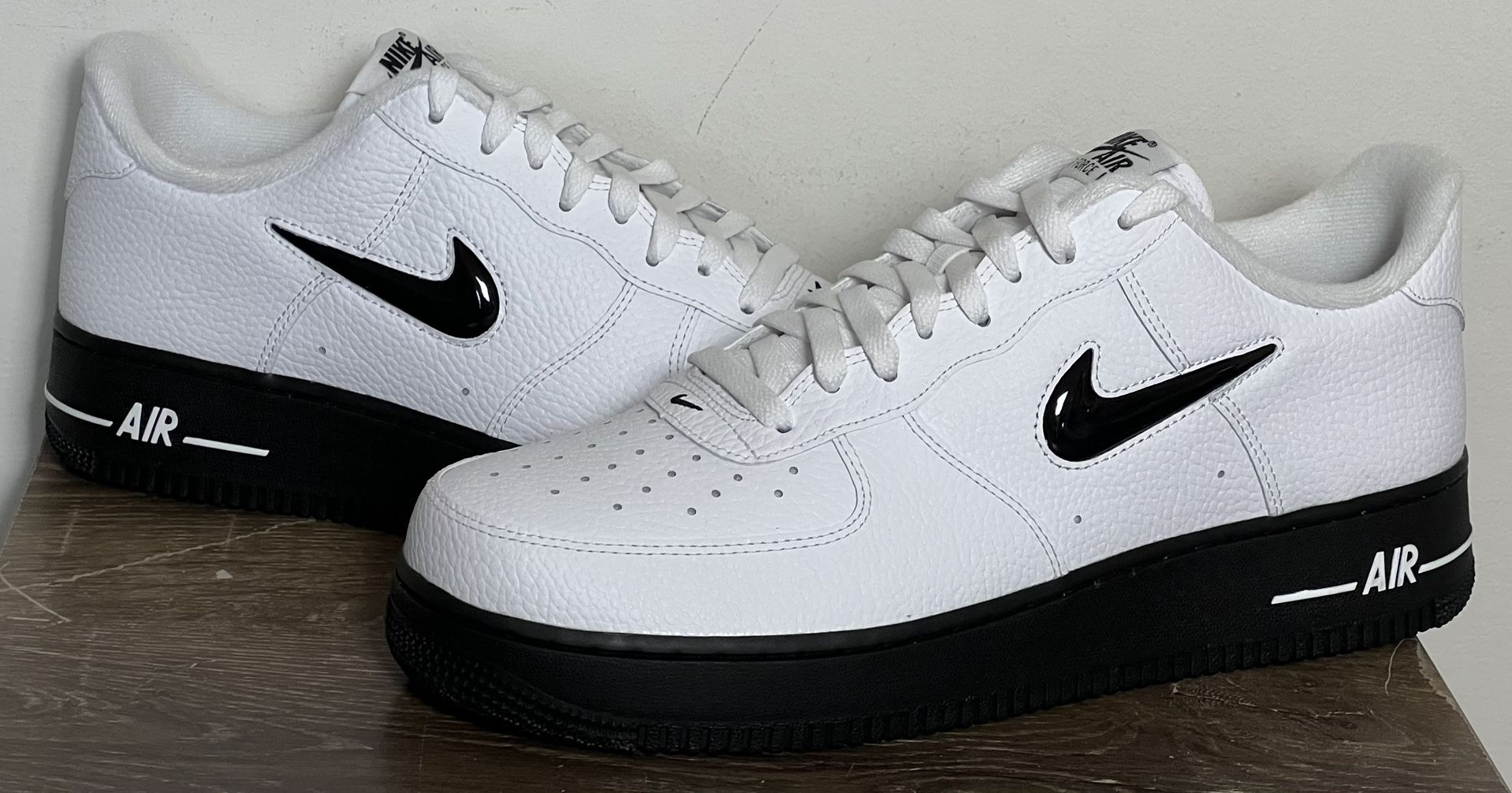 Nike Air Force 1 '07 Jewel White Black | Men’s Size 12 | HQ3826–100 (2024) NEW