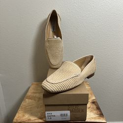 New Steve Madden Women’s Raffia Loafers, Size 7