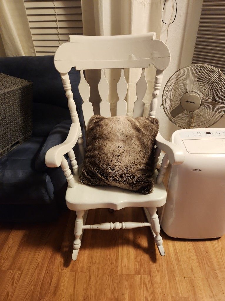 Real Wood Rocking Chair!