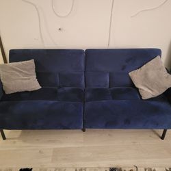 Blue Futon 