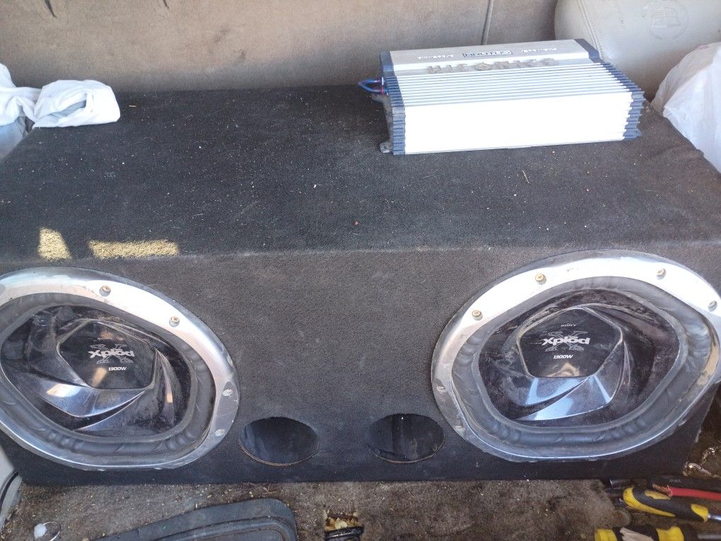 $250 Car System 2 12s Sony Xplod 1300Watts Eash With A 1200.10 Hifonic Brutus Amp