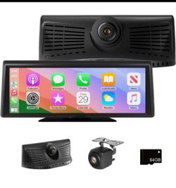 8.1" Portable Wireless Carplay Car Stereo, Apple CarPlay & Android Auto