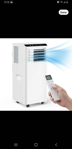 8,000 BTU Portable Air Conditioner (Cools up to 350 Sq Ft) - Like New!