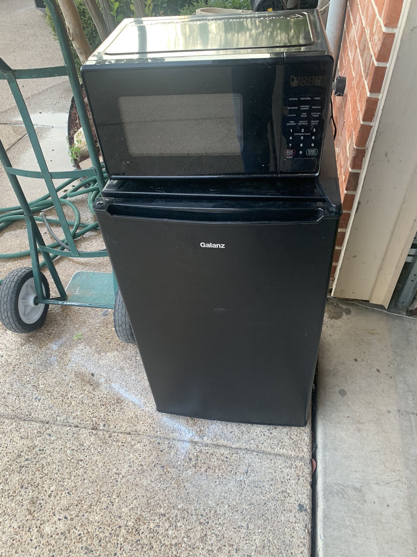Mini Fridge And Microwave 