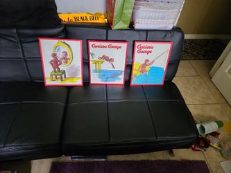 Framed Curious George 11X14 Prints