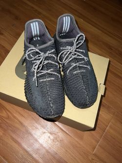 Yeezy 350 Black Non Reflective Size 2Y