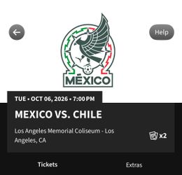 Mexico vs Chile 10/6