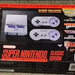 Super Nintendo Mini classic edition 