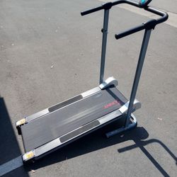 Sunny Manual Folding Treadmill 