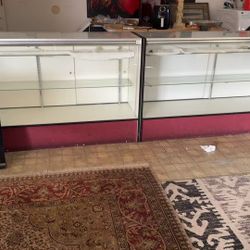 Glass display case