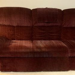 Double recliner sofa