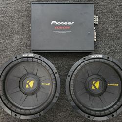 Subwoofers And Amp