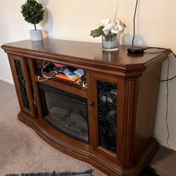 Oak Wood Tv Stand 