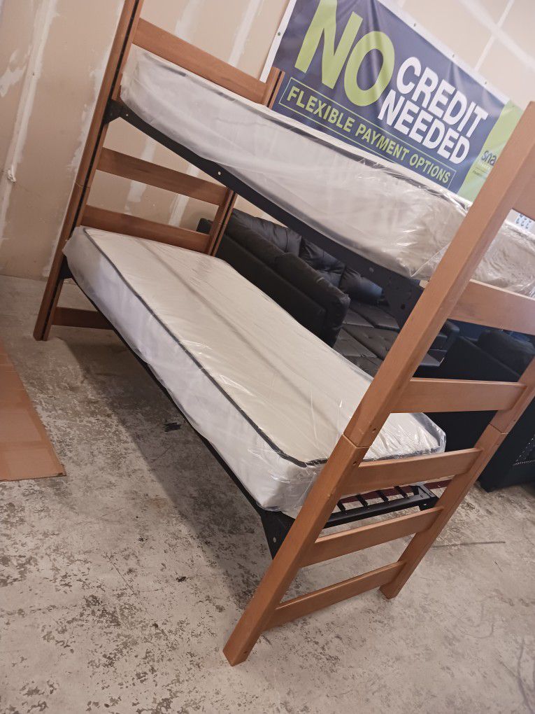 Bunk Bed Whit Mattress 🔥🔥🔥Litera Con Colchones 