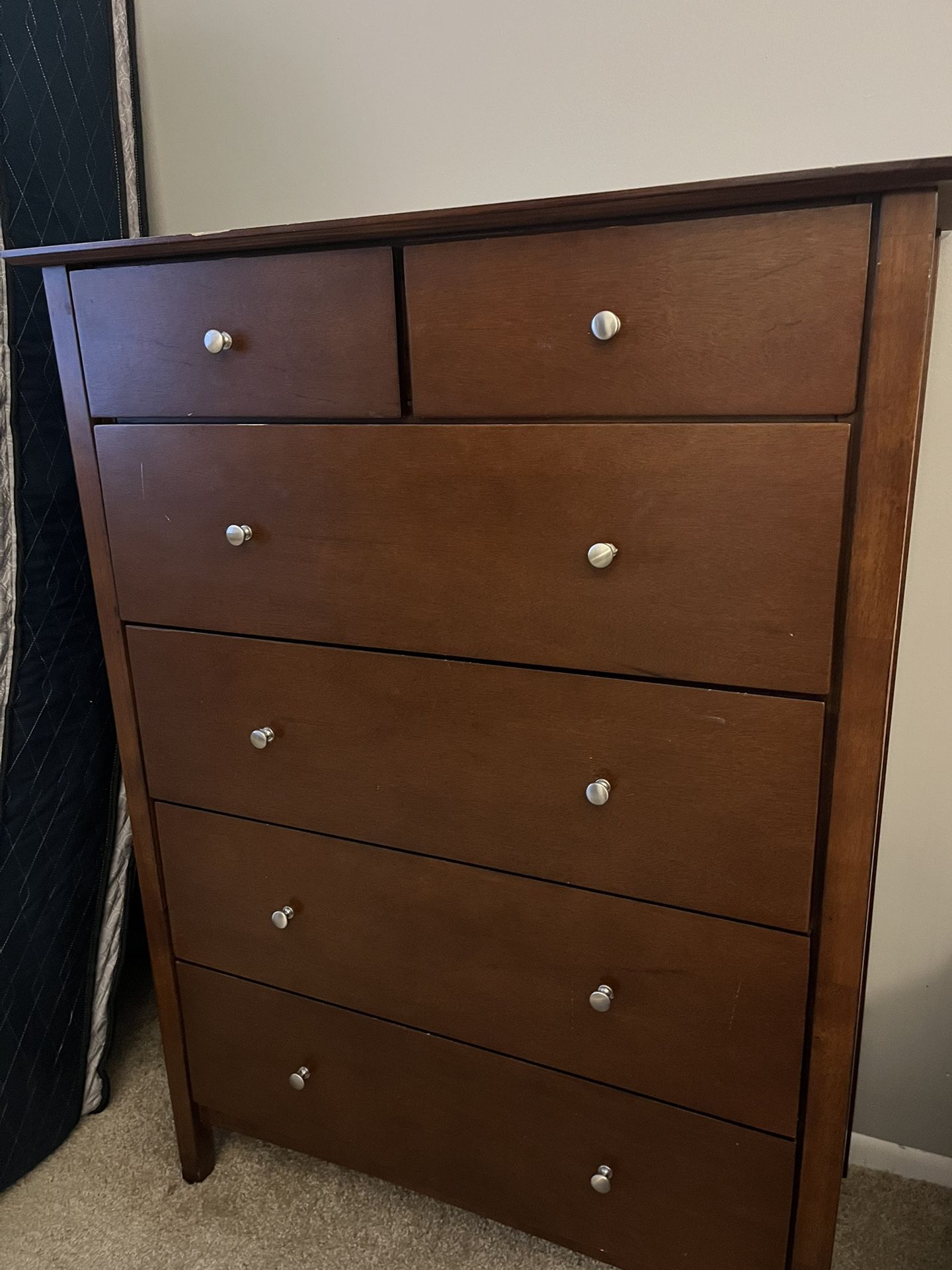Full Size Bed Frame/ Cabinet