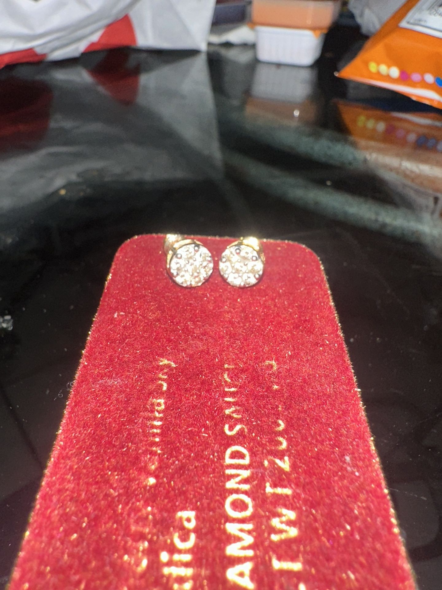 10k Diamond Earrings 